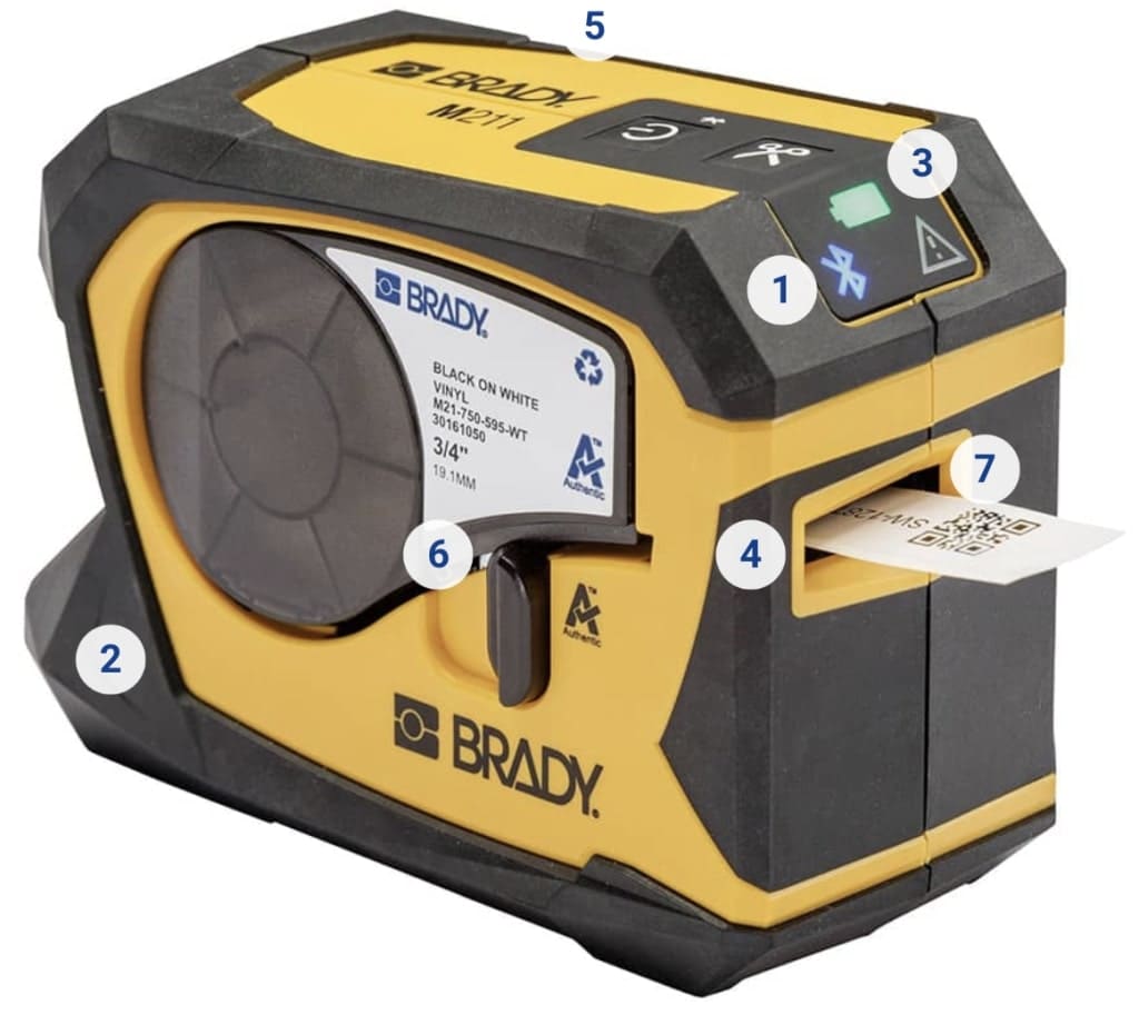 Brady M211 Портативный принтер этикеток с Bluetooth